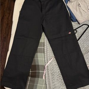 Dickies Men’s Black Straight-Leg Work Chinos